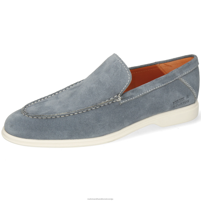 Melvin & Hamilton loaferji modra moški grof 24 FLJ6L226