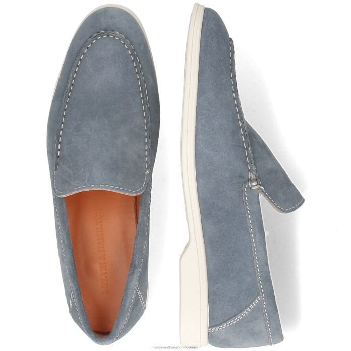 Melvin & Hamilton loaferji modra moški grof 24 FLJ6L226