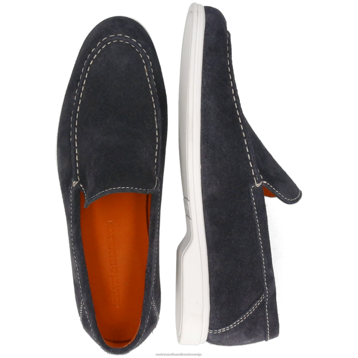 Melvin & Hamilton loaferji modra moški grof 24 FLJ6L249