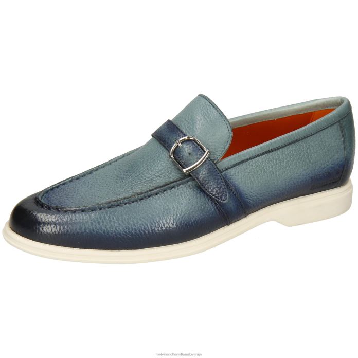 Melvin & Hamilton loaferji modra moški grof 25 FLJ6L236
