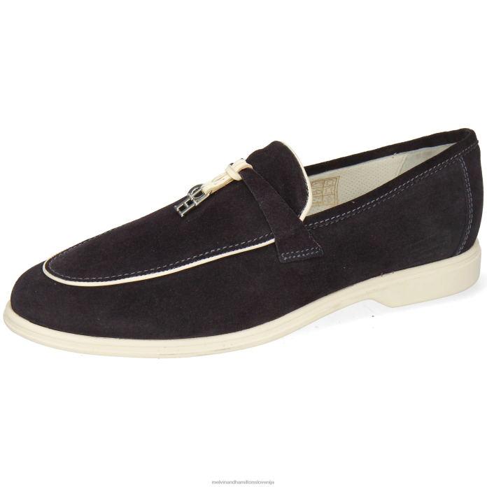 Melvin & Hamilton loaferji modra moški grof 27 FLJ6L228