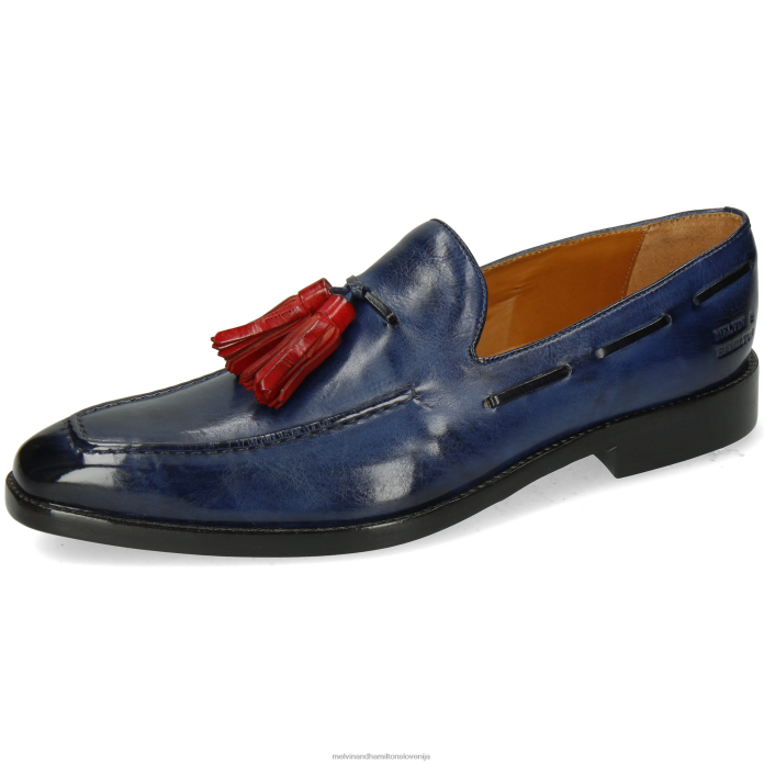 Melvin & Hamilton loaferji modra moški leonardo 1 FLJ6L296