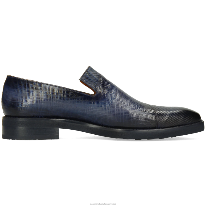 Melvin & Hamilton loaferji modra moški leonardo 28 FLJ6L274