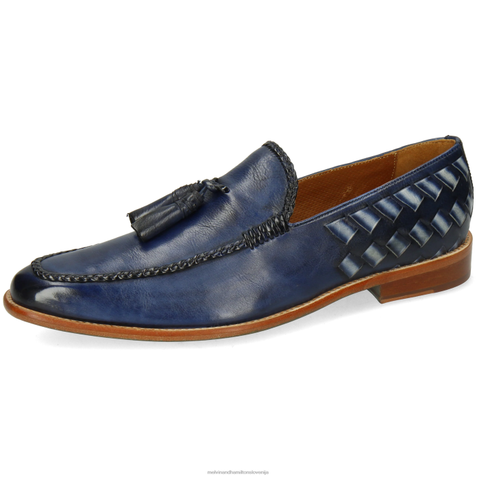Melvin & Hamilton loaferji modra moški leonardo 32 FLJ6L301