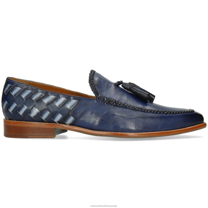 Melvin & Hamilton loaferji modra moški leonardo 32 FLJ6L301