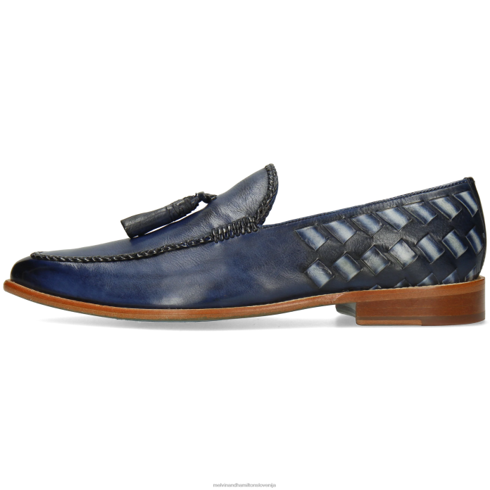 Melvin & Hamilton loaferji modra moški leonardo 32 FLJ6L301