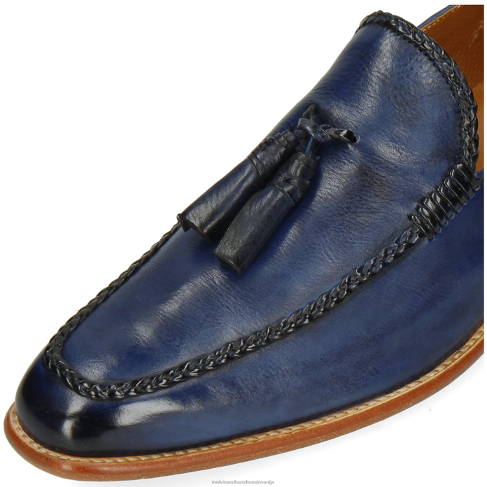 Melvin & Hamilton loaferji modra moški leonardo 32 FLJ6L301