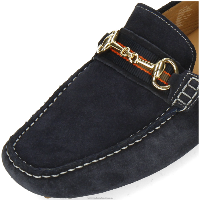 Melvin & Hamilton loaferji modra moški nelson 16 FLJ6L314