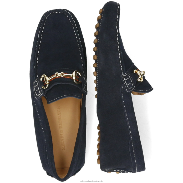 Melvin & Hamilton loaferji modra moški nelson 16 FLJ6L314