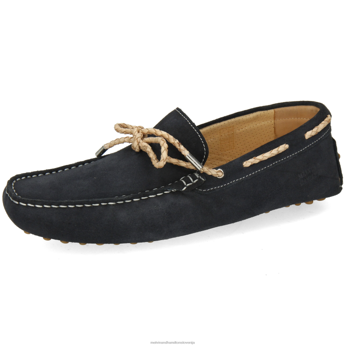Melvin & Hamilton loaferji modra moški nelson 3 FLJ6L306