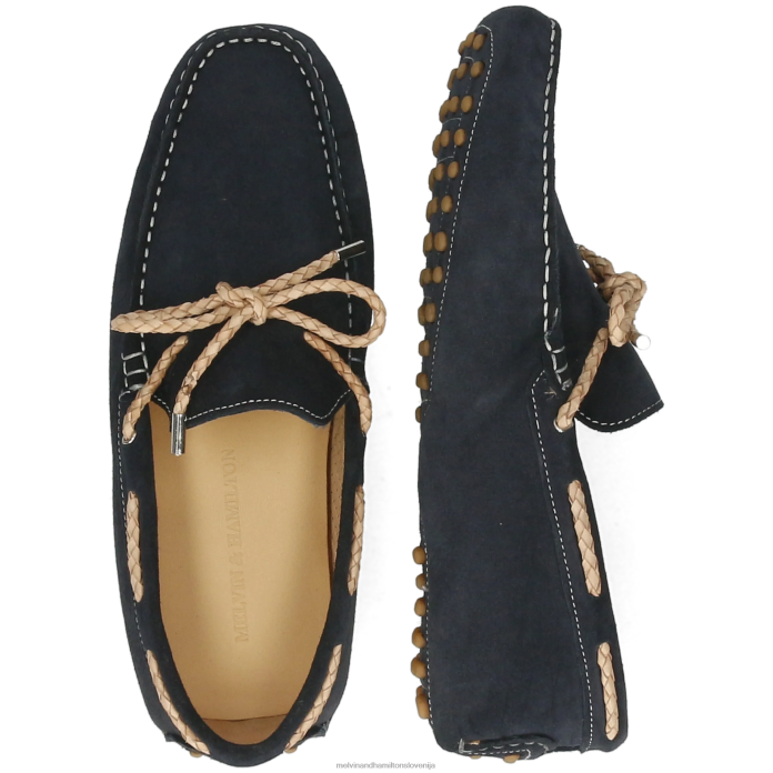Melvin & Hamilton loaferji modra moški nelson 3 FLJ6L306