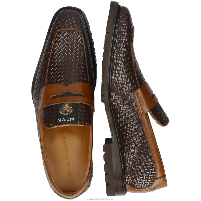 Melvin & Hamilton loaferji rjav moški carlo 5 FLJ6L280