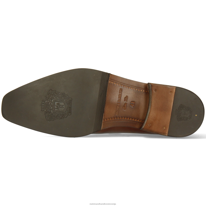 Melvin & Hamilton loaferji rjav moški leonardo 24 FLJ6L221