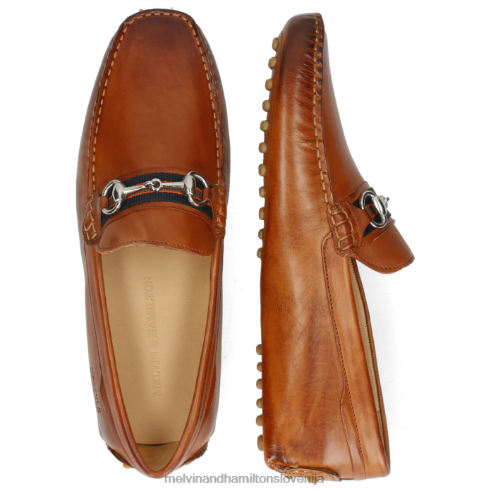 Melvin & Hamilton loaferji rjav moški nelson 16 FLJ6L325