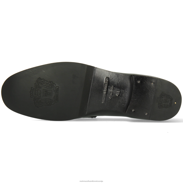 Melvin & Hamilton loaferji Črna moški clive 1 FLJ6L220