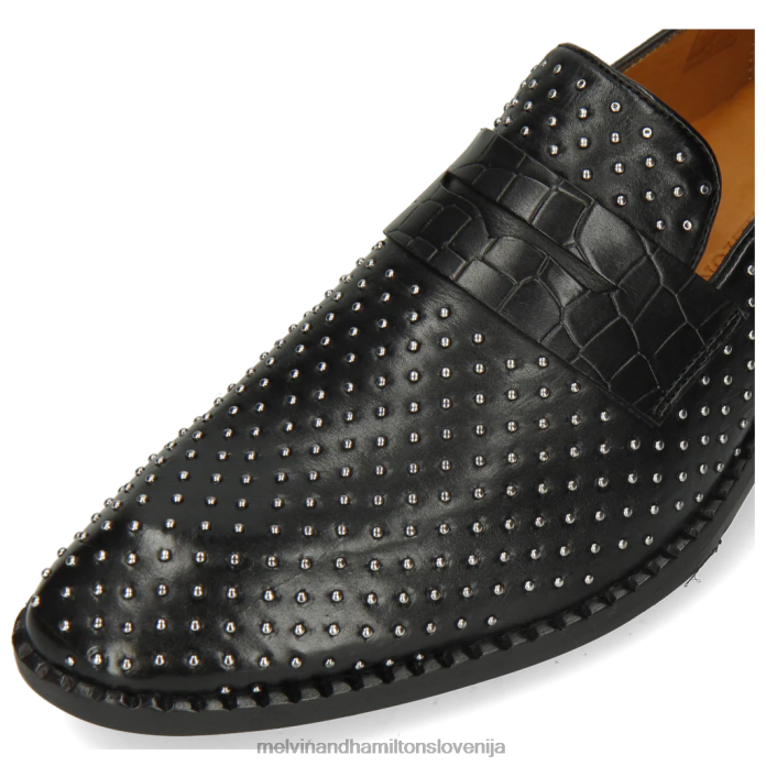 Melvin & Hamilton loaferji Črna moški gaston 5 FLJ6L302