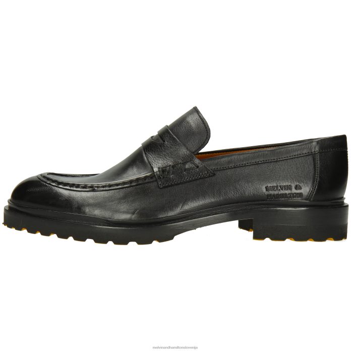 Melvin & Hamilton loaferji Črna moški george 5 FLJ6L242