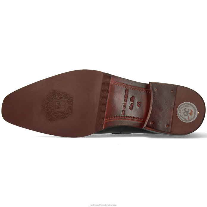 Melvin & Hamilton loaferji Črna moški leonardo 1 FLJ6L297
