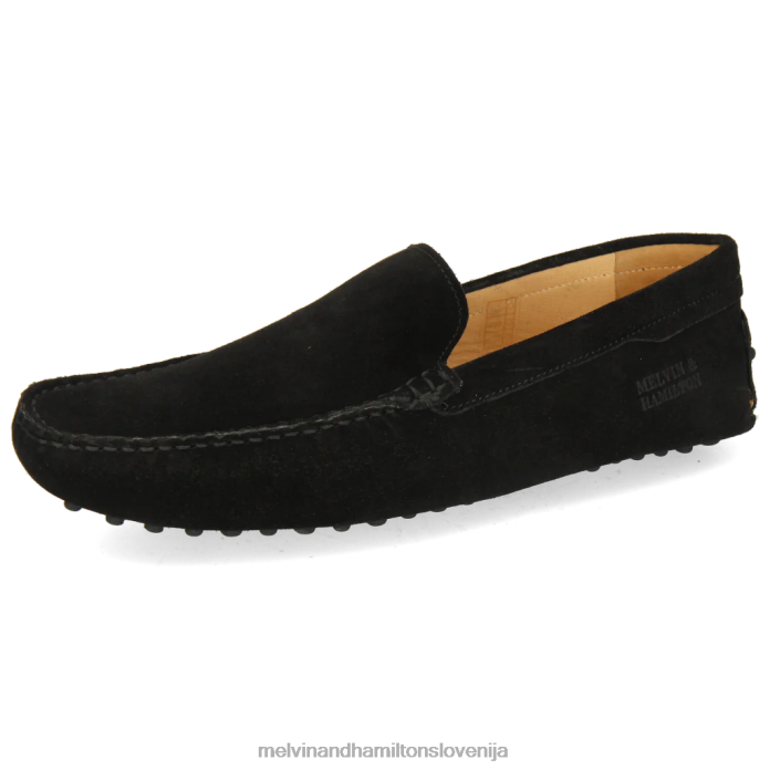 Melvin & Hamilton loaferji Črna moški nelson 1 FLJ6L320