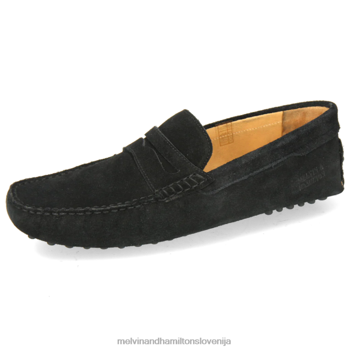 Melvin & Hamilton loaferji Črna moški nelson 2 FLJ6L308