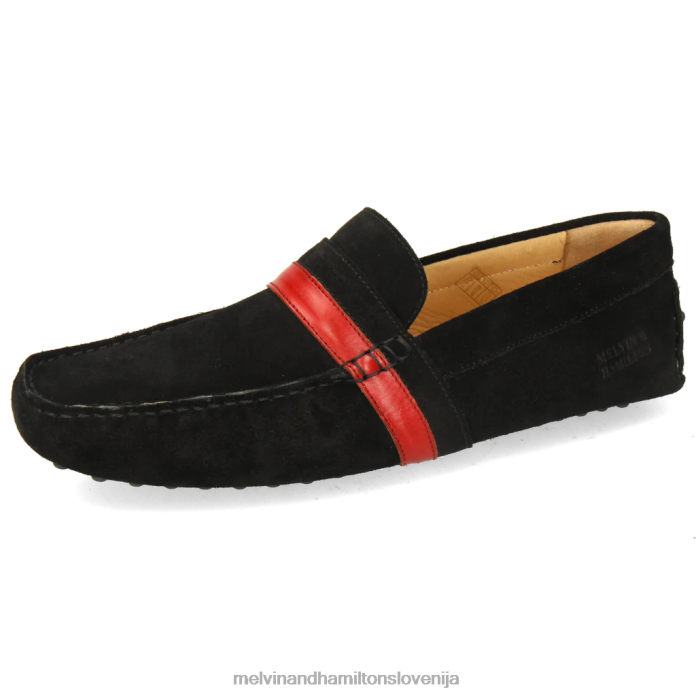 Melvin & Hamilton loaferji Črna moški nelson 6 FLJ6L313