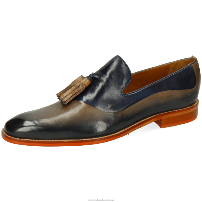 Melvin & Hamilton loaferji siva moški leonardo 24 FLJ6L244