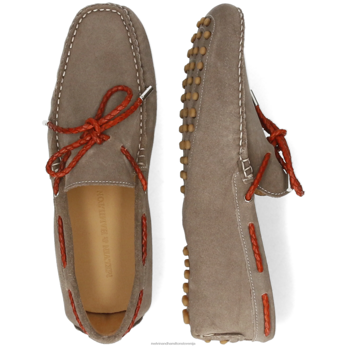 Melvin & Hamilton loaferji siva moški nelson 3 FLJ6L311
