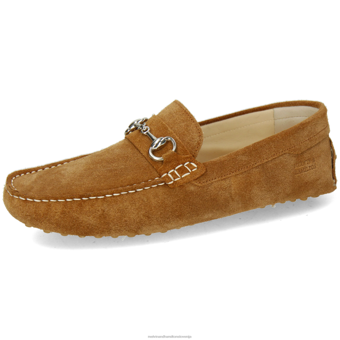 Melvin & Hamilton loaferji svetlo rjava moški nelson 16 FLJ6L256