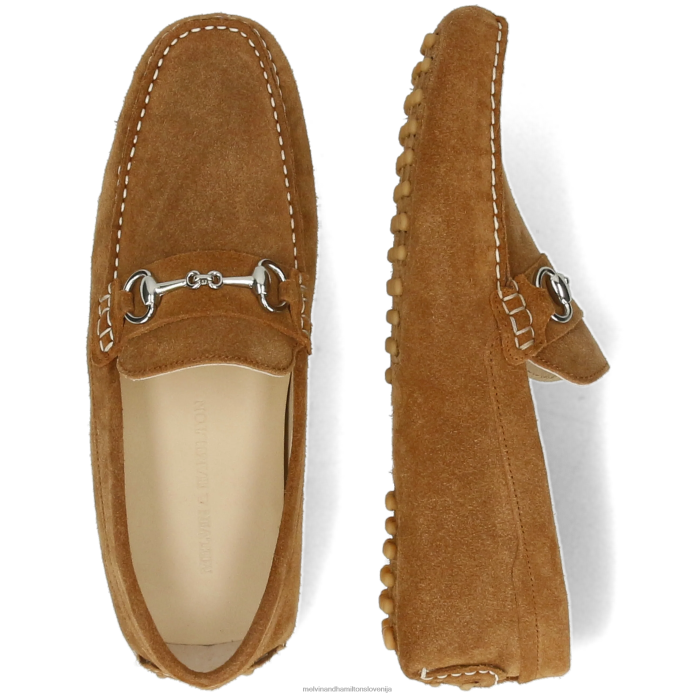 Melvin & Hamilton loaferji svetlo rjava moški nelson 16 FLJ6L256