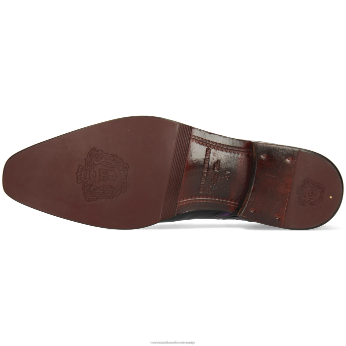 Melvin & Hamilton loaferji vijolična moški leonardo 32 FLJ6L261