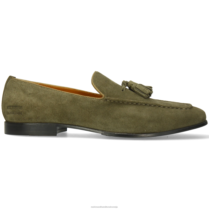 Melvin & Hamilton loaferji zelena moški clive 20 FLJ6L222