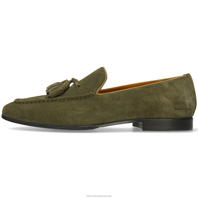 Melvin & Hamilton loaferji zelena moški clive 20 FLJ6L222