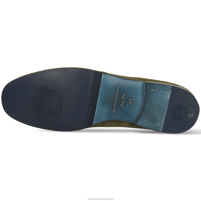 Melvin & Hamilton loaferji zelena moški clive 20 FLJ6L222