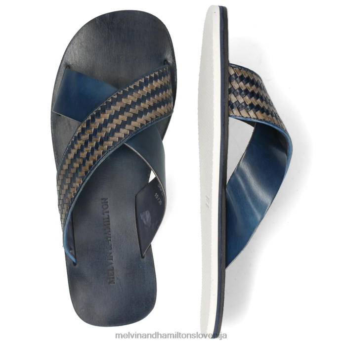 Melvin & Hamilton mule modra moški sam 23 FLJ6L739