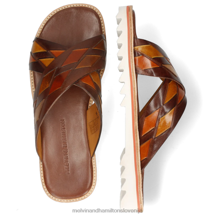 Melvin & Hamilton mule rjav moški sam 37 FLJ6L733