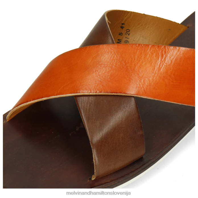 Melvin & Hamilton mule rjav moški sam 5 FLJ6L741