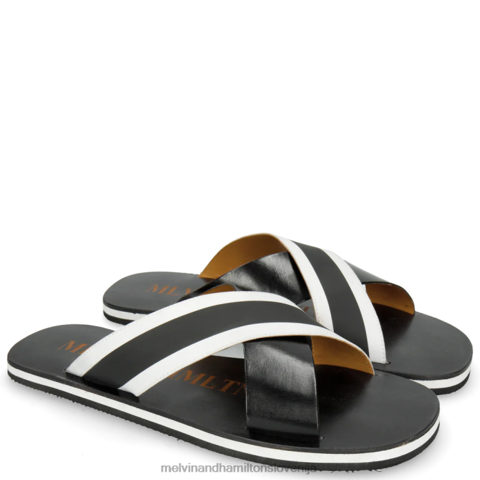 Melvin & Hamilton mule Črna moški sam 5 FLJ6L743