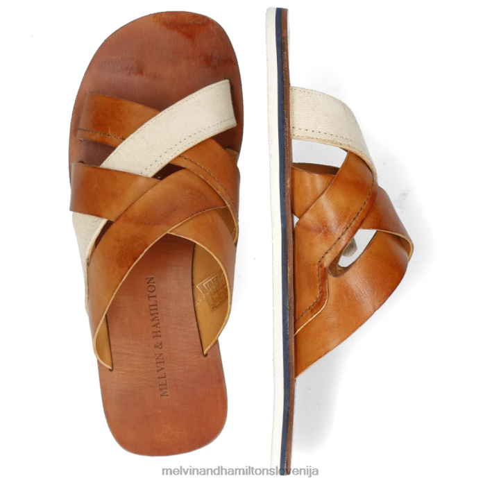 Melvin & Hamilton mule svetlo rjava moški sam 12 FLJ6L723