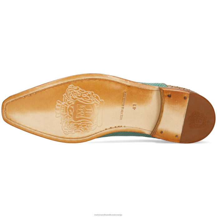 Melvin & Hamilton oxford čevlji turkizna moški sulica 55 FLJ6L205