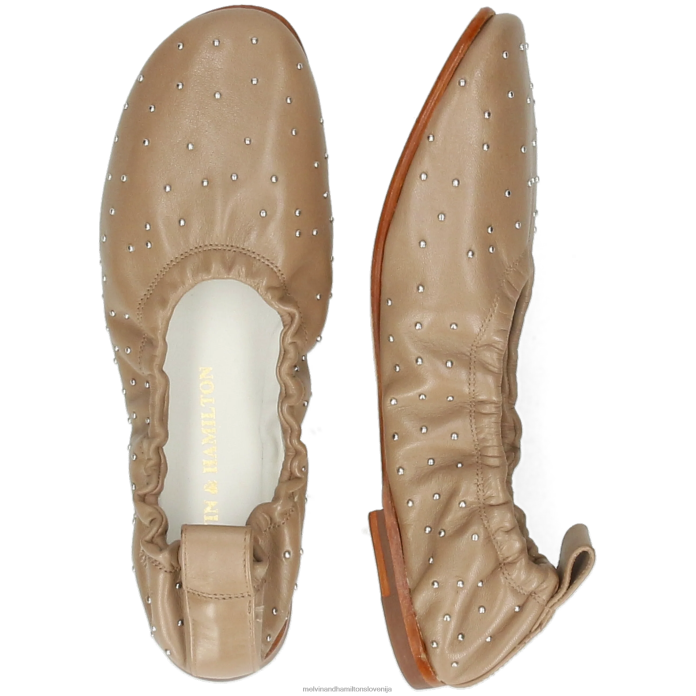 Melvin & Hamilton baletne črpalke bež ženske šarenica 7 FLJ6L1949