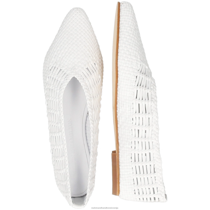 Melvin & Hamilton baletne črpalke bela ženske alexa 40 FLJ6L1976