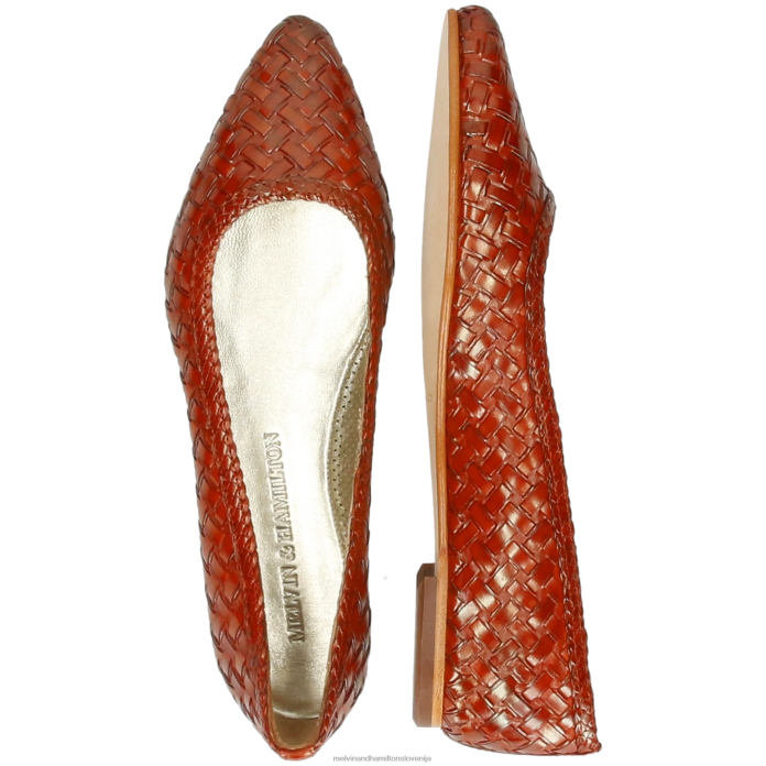Melvin & Hamilton baletne črpalke oranžna ženske Alexa 46 FLJ6L1955
