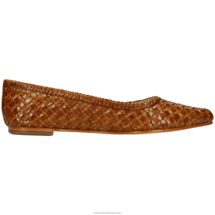 Melvin & Hamilton baletne črpalke rjav ženske Alexa 46 FLJ6L1964