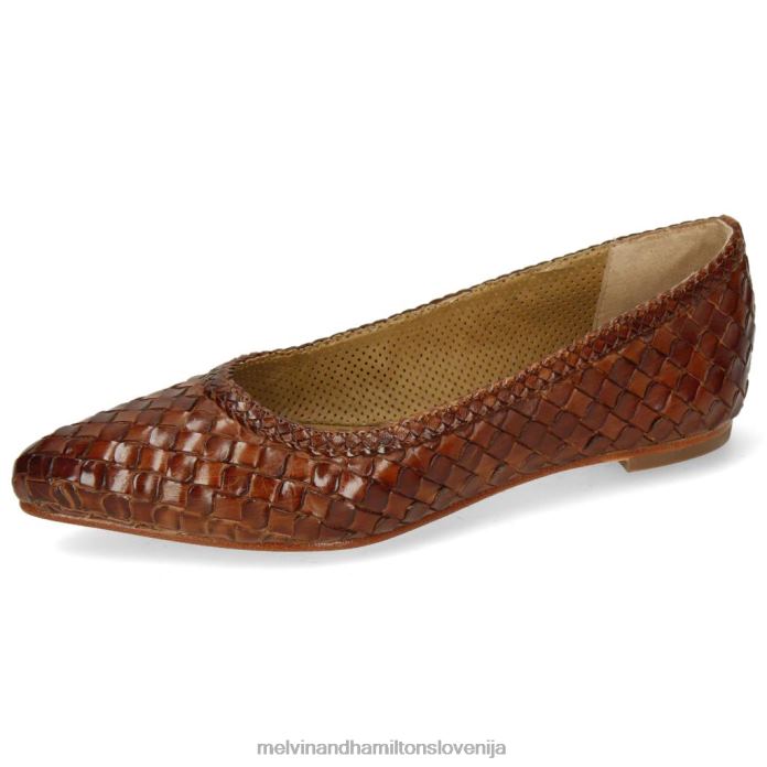 Melvin & Hamilton baletne črpalke rjav ženske lidija 3 FLJ6L1966