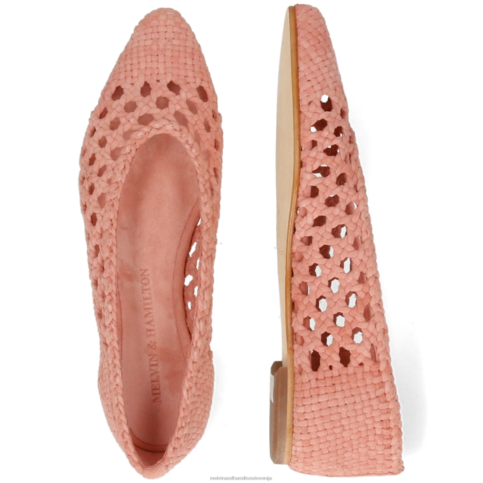Melvin & Hamilton baletne črpalke roza ženske Alexa 44 FLJ6L1951