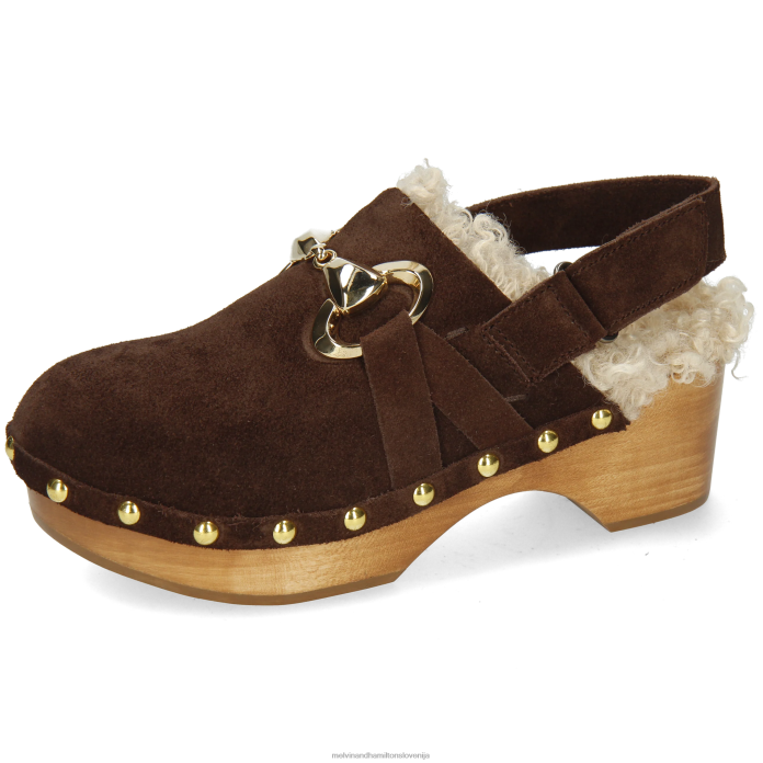 Melvin & Hamilton cokle rjav ženske flora 1 FLJ6L1992