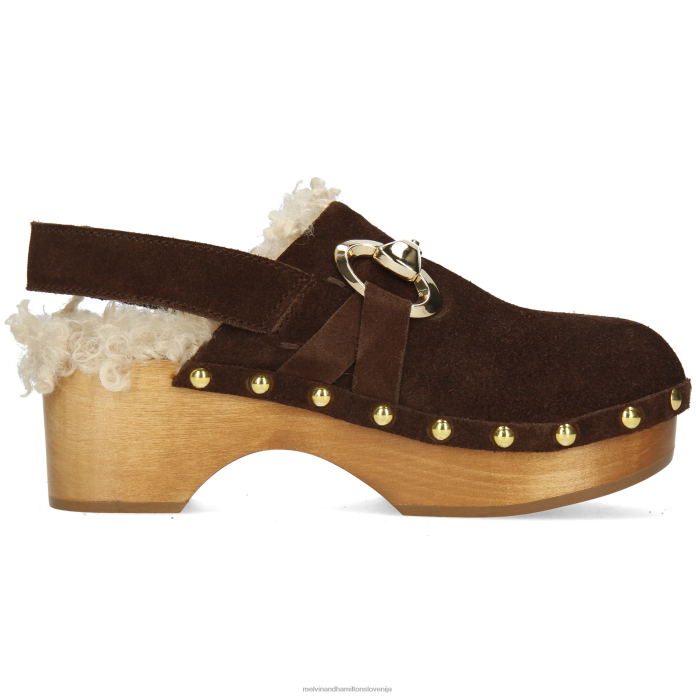 Melvin & Hamilton cokle rjav ženske flora 1 FLJ6L1992