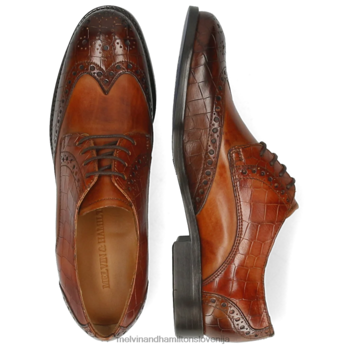 Melvin & Hamilton derbi čevlji rjav ženske amelie 3 FLJ6L1519