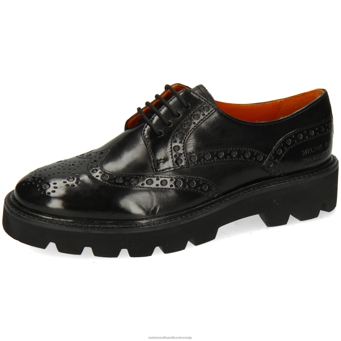Melvin & Hamilton derbi čevlji Črna ženske jenny 6 FLJ6L1500