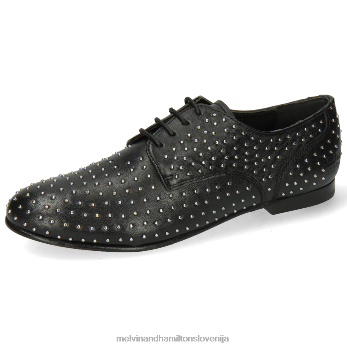 Melvin & Hamilton derbi čevlji Črna ženske sonja 10 FLJ6L1522